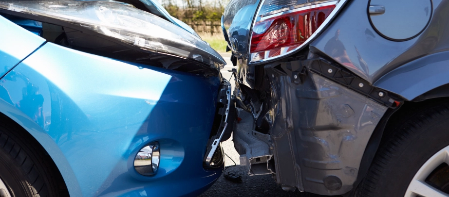 At the accident scene